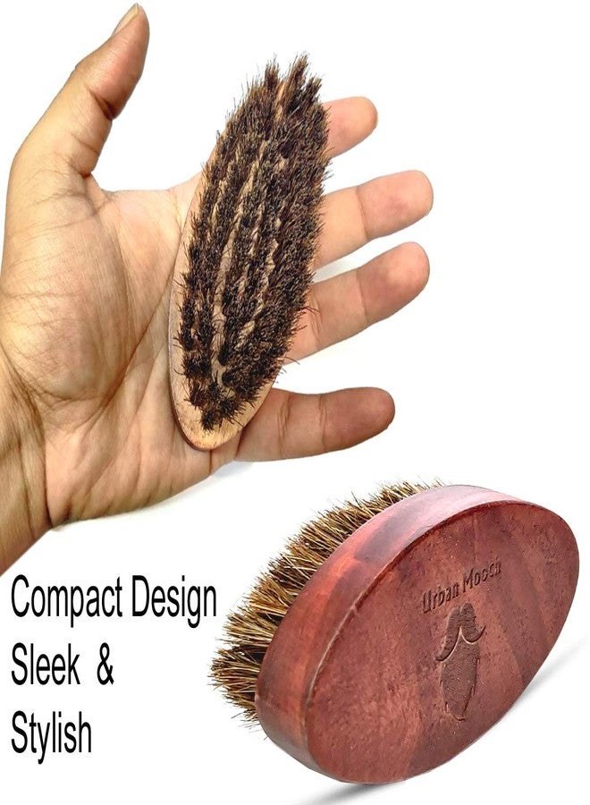 UrbanMooch Beard Gooming Kit for Men | Organic Beard Growth Oil | Boar Bristle Beard Brush Combo Set | Promotes Beard Growth, Nourishes | Grow & Style Your Beard The Way You Want - Image 5